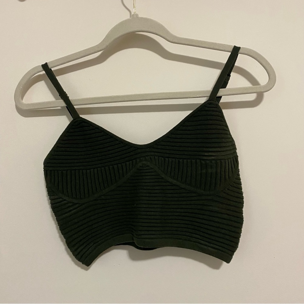 NWT Aerie Soft Knit Bralette/ Cropped Tank size Small